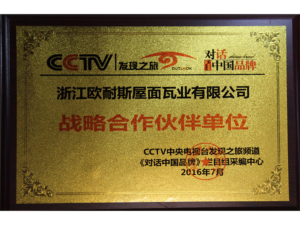 CCTV戰(zhàn)略合作伙伴單位